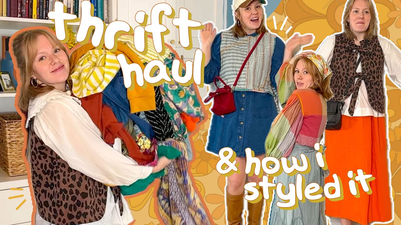 THRIFT HAUL TRY ON & STYLE | styling 11 thrifted dresses, tops & secondhand pieces | WELL-LOVED