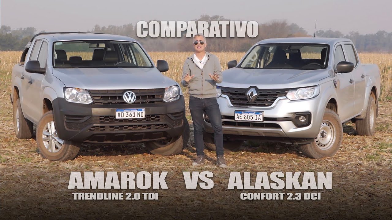 Renault Alaskan Confort vs VW Amarok Trendline - Comparativo - Matías Antico - TN Autos