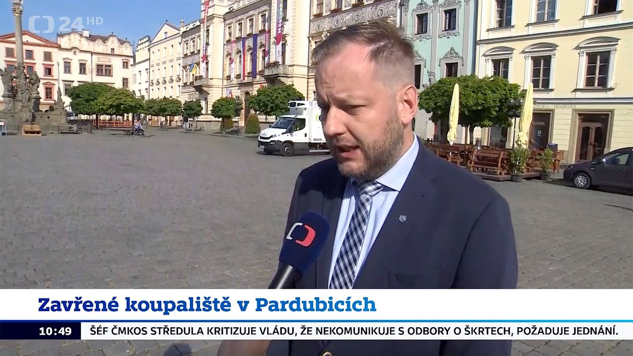Probíhající oprava Koupaliště Cihelna