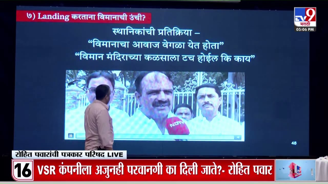 Rohit Pawar | अजितदादांच्या विमान अपघाताबाबत मला शंका - रोहित पवार | Ajit Pawar Plane Crash