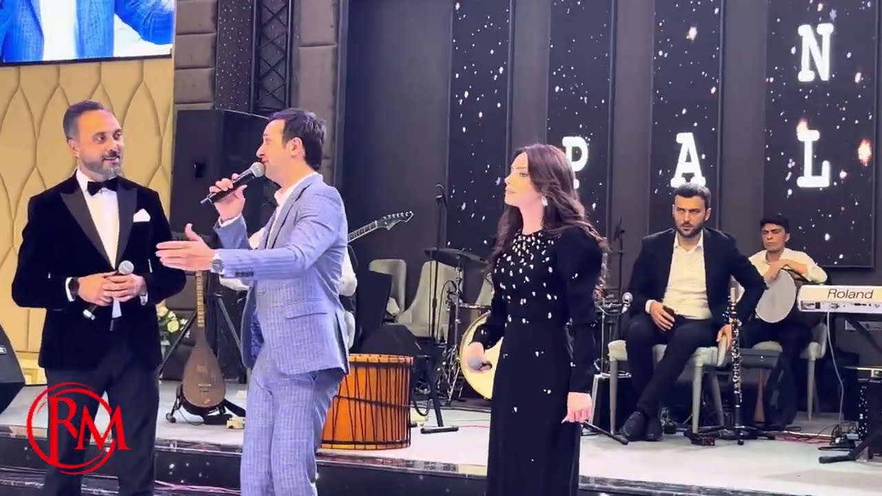 Cahangir Eliyev  Gulnar Zeynalova Ata Ana haqqinda mugam  canli ifalar Goranboy Gold N Place