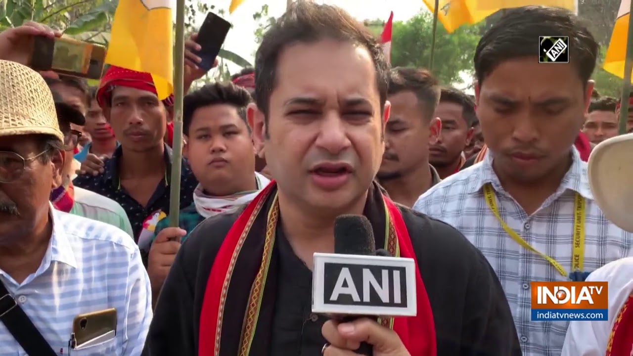 Tripura's TIPRA holds mass gathering, demands 'Greater Tipraland'