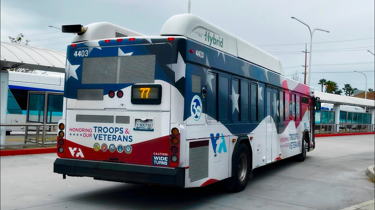 VETERANS WRAP | Santa Clara VTA 2014 Gillig Low Floor HEV 40' #4403 | Route 77 to Milpitas BART