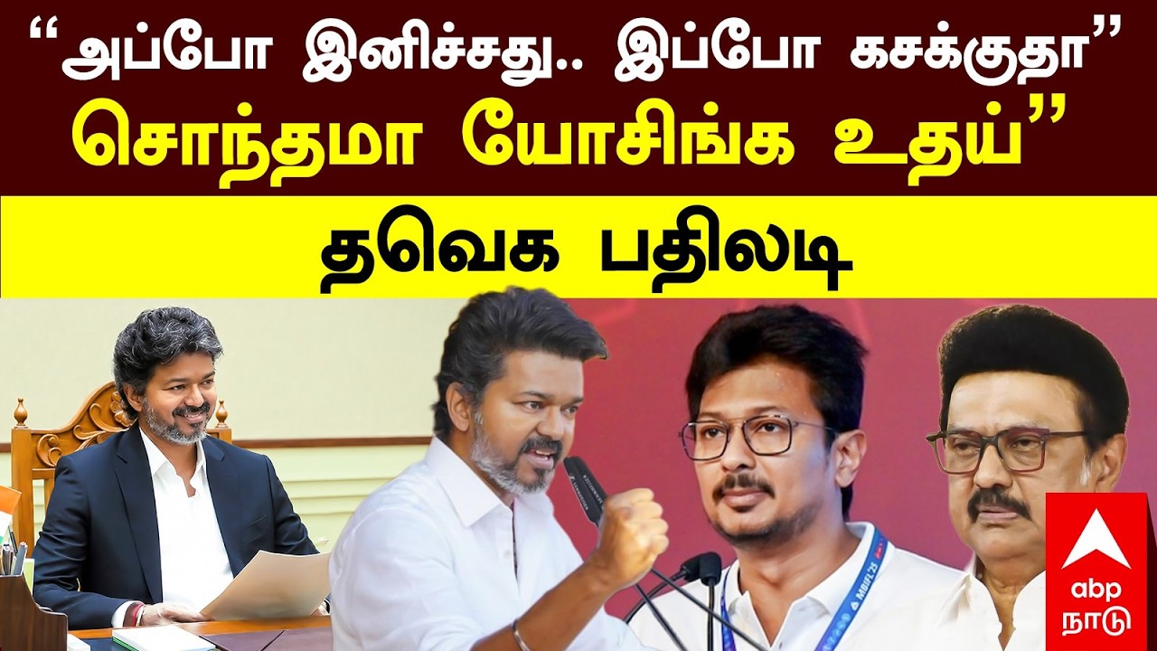 TVK It Wing On Udhayanidhi Stalin: