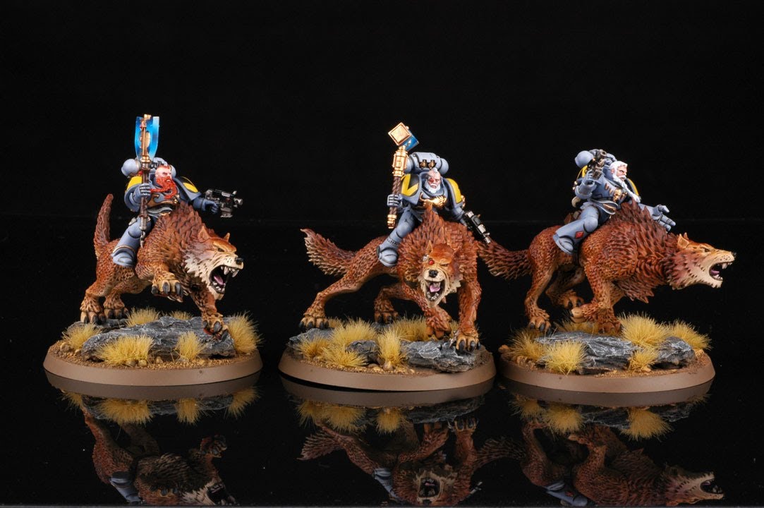 How to paint Thunderwolf Cavalry? Warhammer 40000 Space Wolves | Buypainted