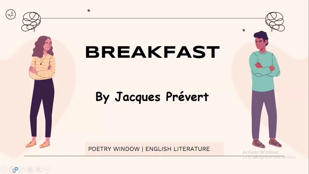 Breakfast by Jacques Prevert