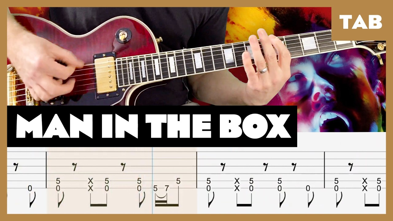 Alice in Chains - Man In The Box - Guitar Tab | Lesson | Cover | Tutorial