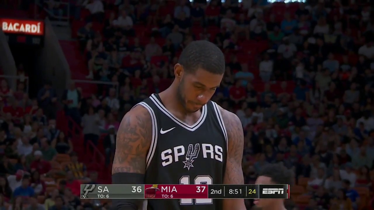 Lamarcus Aldridge Full Game Highlight VS Miami Heat (31Points,7Rebounds)