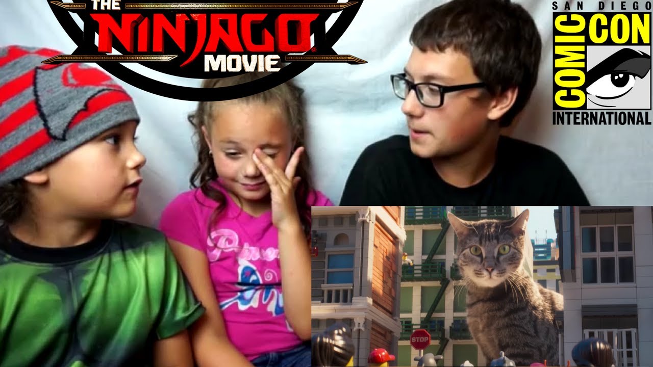 THE LEGO NINJAGO MOVIE Official Comic Con Trailer Reaction!!!
