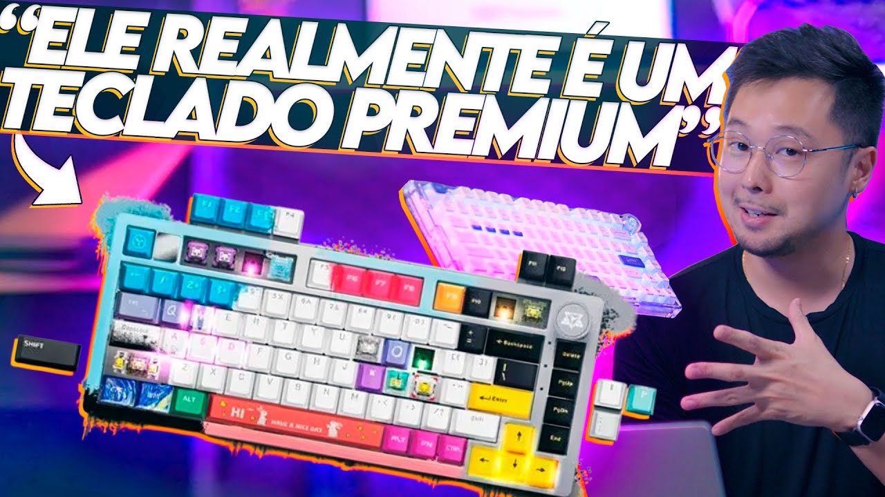 Um teclado personalizável e muito premium já no Brasil - Adamantium Akira