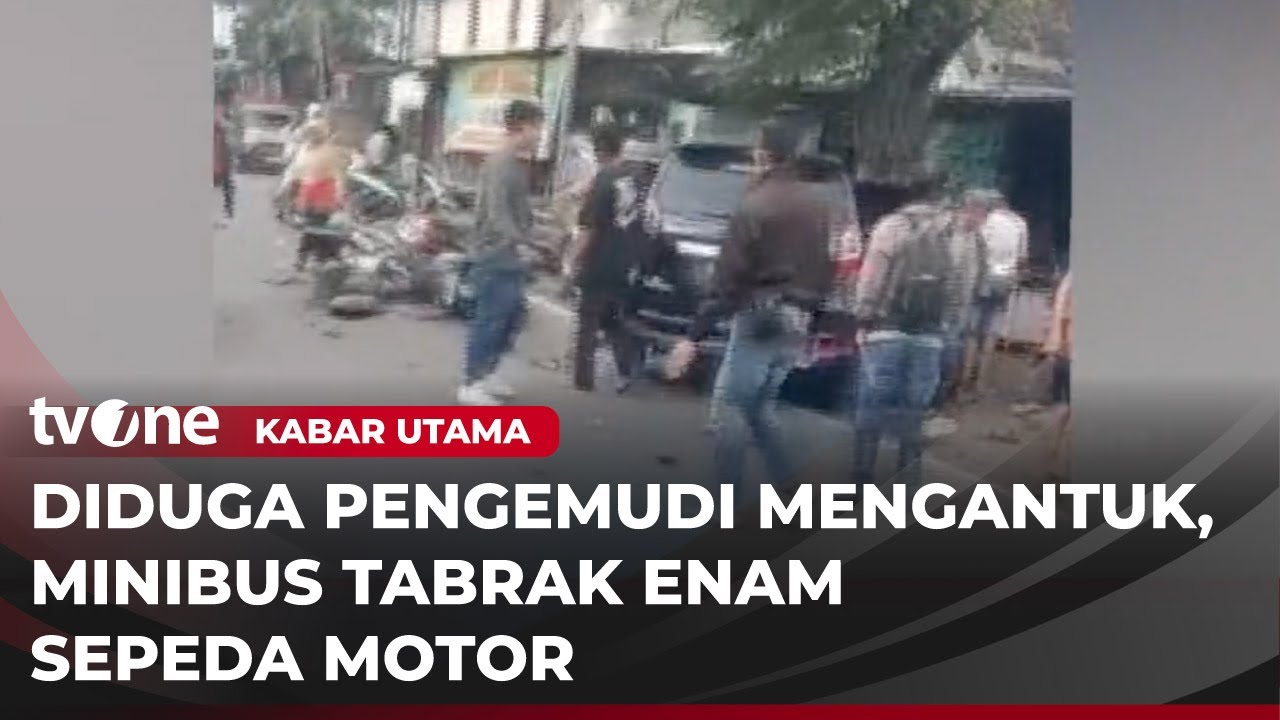 Minibus di Jombang Tabrak 6 Motor, Satu Tewas | Kabar Utama