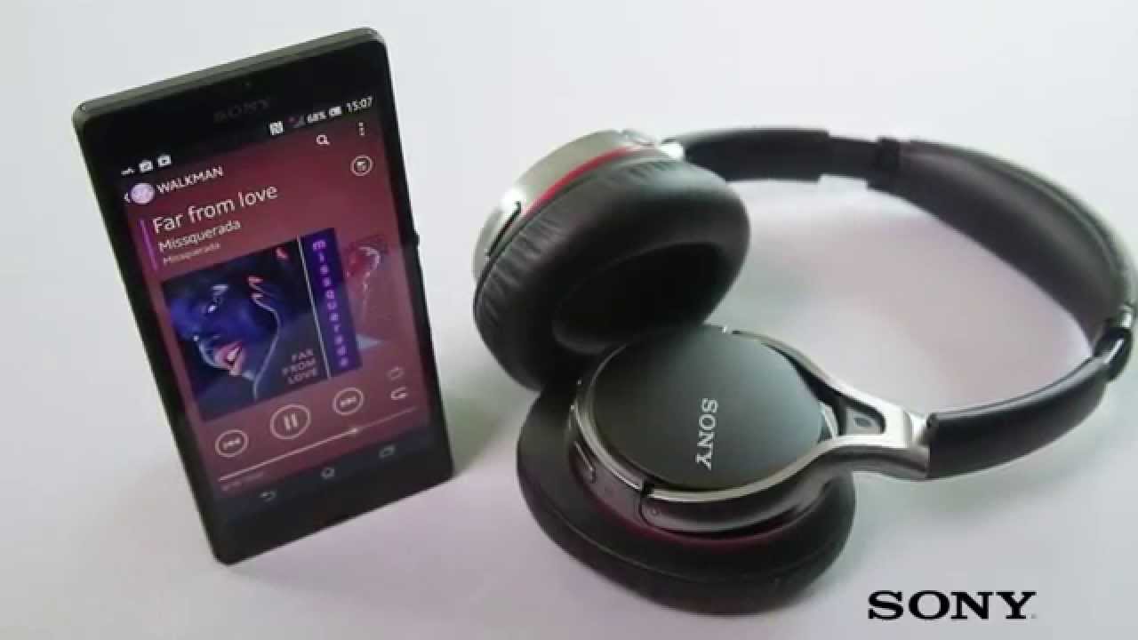 The Sony MDR-10RBT headphones