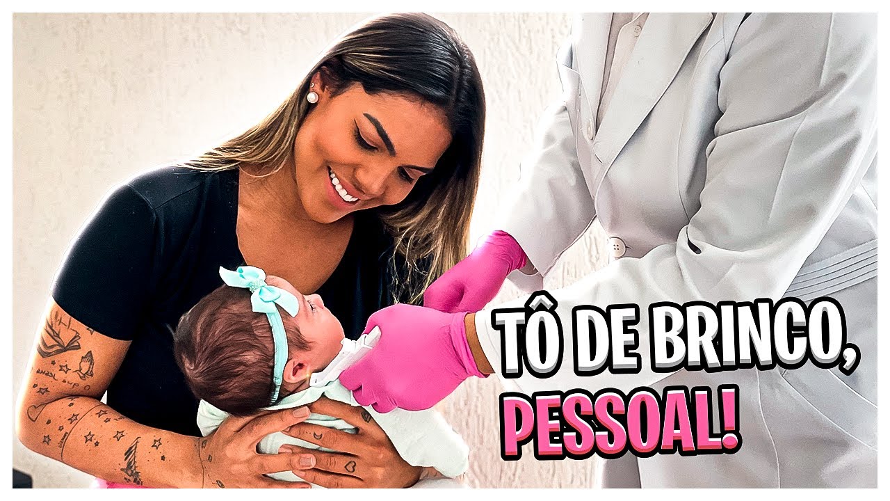 PIETRA FUROU A ORELHA 😍 👶