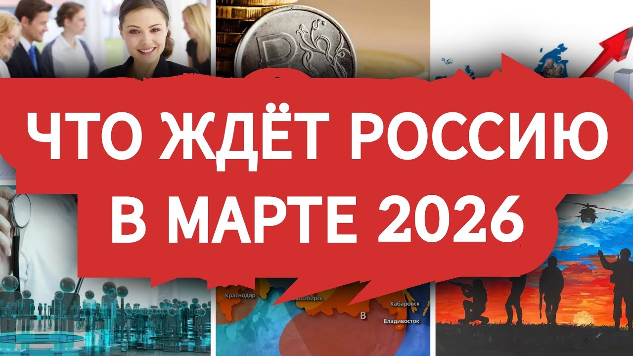 ЧТО ЖДЁТ РОССИЯ В МАРТЕ 2026. ТАРО.ПРOГНOЗ.