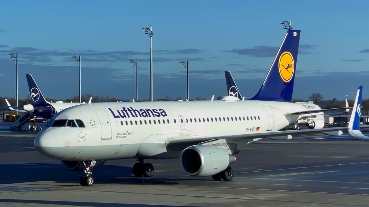 Airbus A319-100 | Lufthansa | Мюнхен (MUC) &mdash; Ницца (NCE) | Полный Полёт | 4К