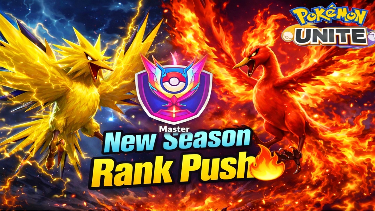 NEW SEASON RANK PUSH IN POKEMON UNITE | DheeruVerse is Live #pokemonunite