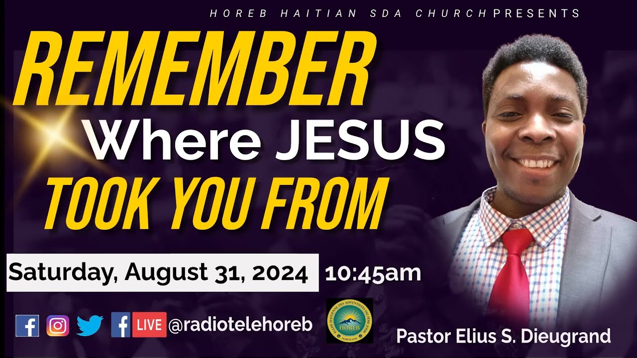 HOREB HAITIAN TRILINGUAL WORSHIP SERVICE | AUGUST 31, 2024 | PASTOR ELIUS S. DIEUGRAND