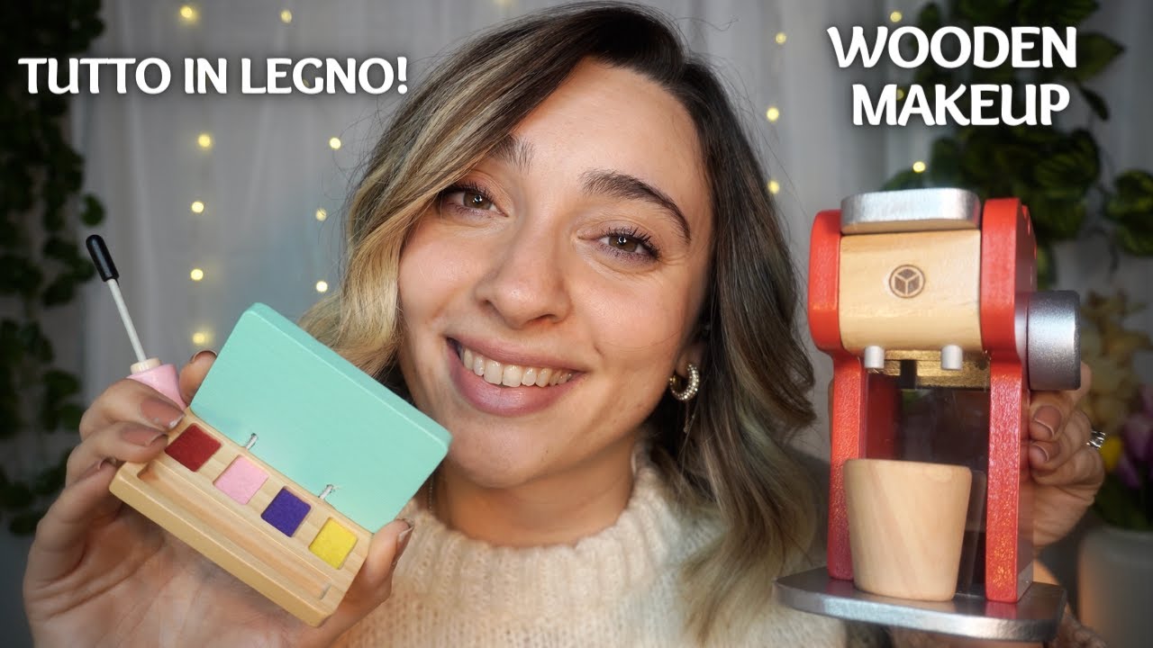 TI COCCOLO CON TRUCCHI E CAFFÈ IN LEGNO❤️ ASMR Roleplay Giocattolo