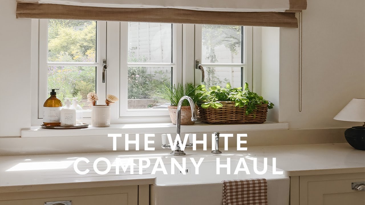 THE WHITE COMPANY HAUL & INSTAGRAM CHAT - Come homeware shopping vlog | Tobyshome