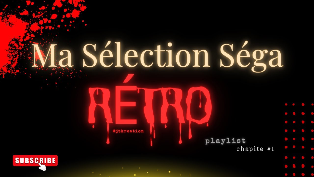 MIX SELECTION SÉGA RÉTRO 🇷🇪..... version originale 