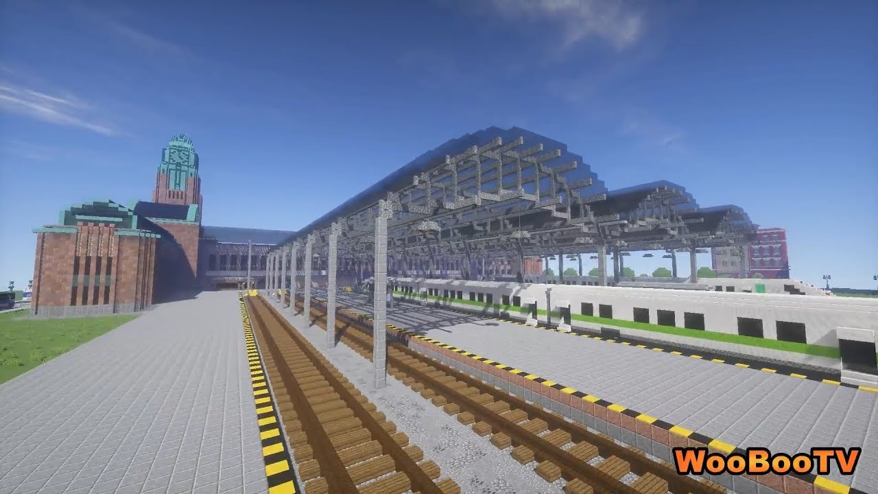 Minecraft - Helsingin rautatieasema