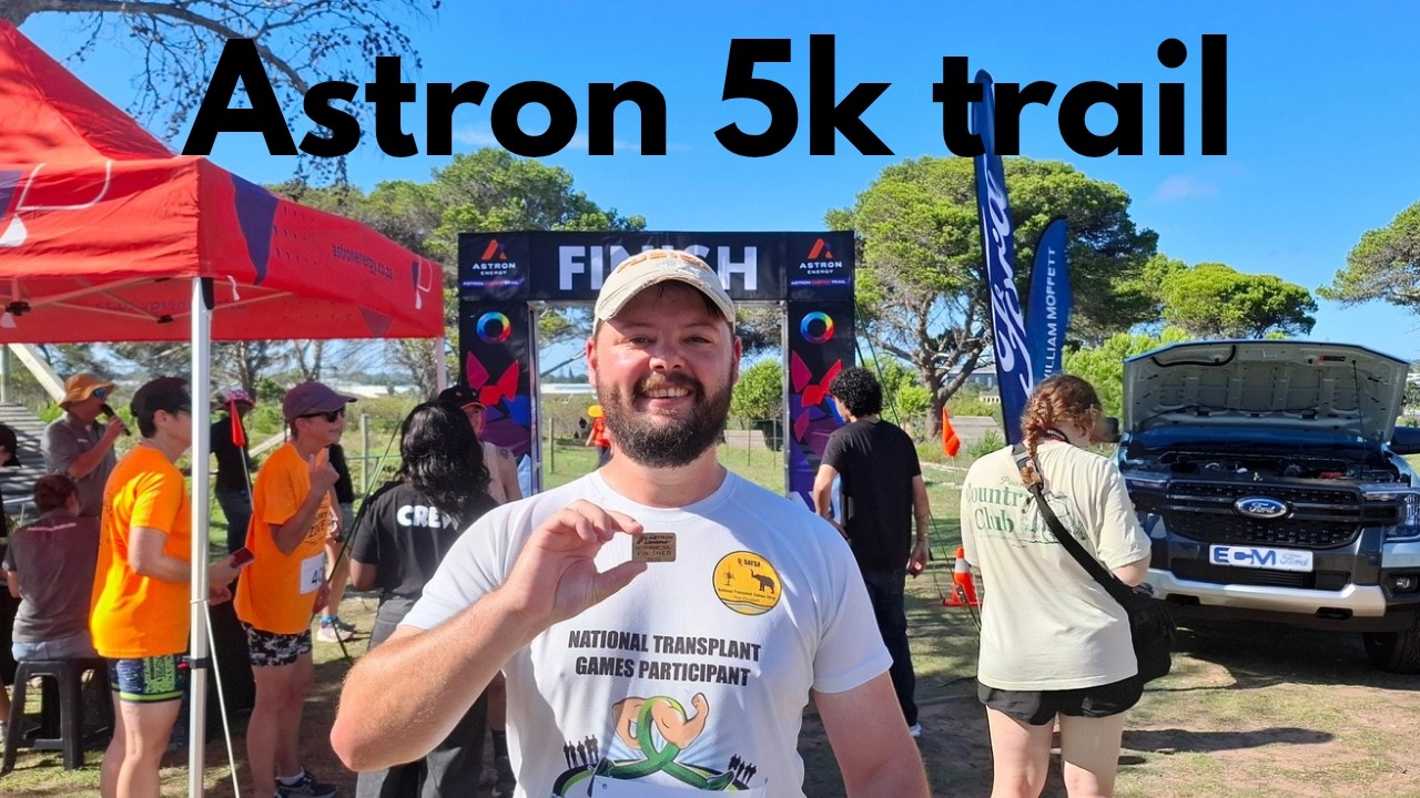 Trails finally! ASTRON 5K TRAIL RUN