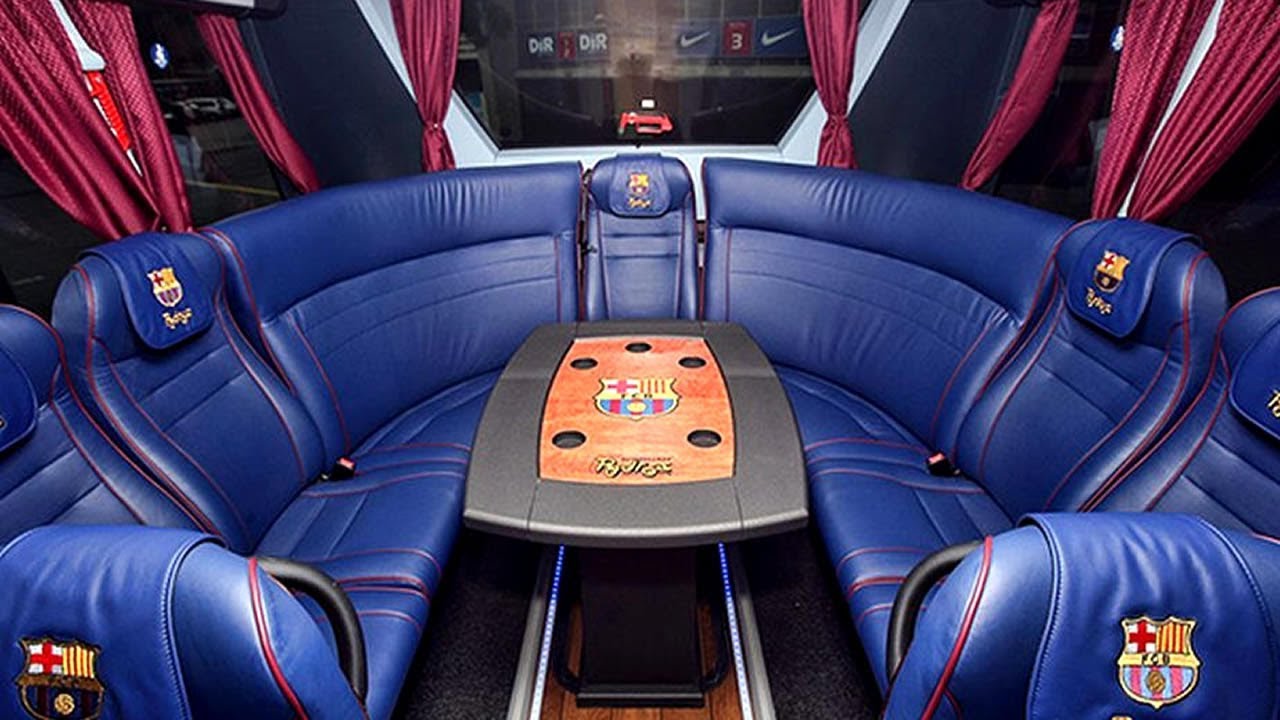 7 Ônibus Mais Luxuosos De Famosas Equipes De Futebol