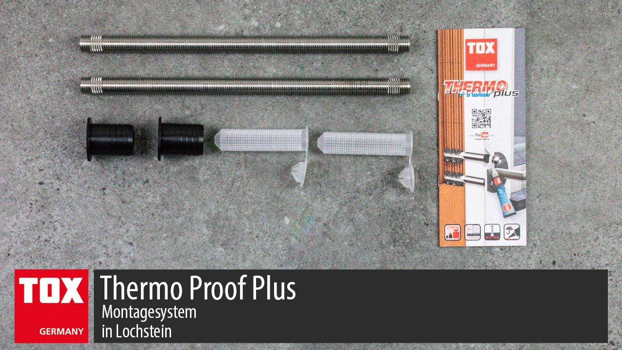 TOX Schwerlast-Montagesystem Thermo Proof Plus (in Lochstein)