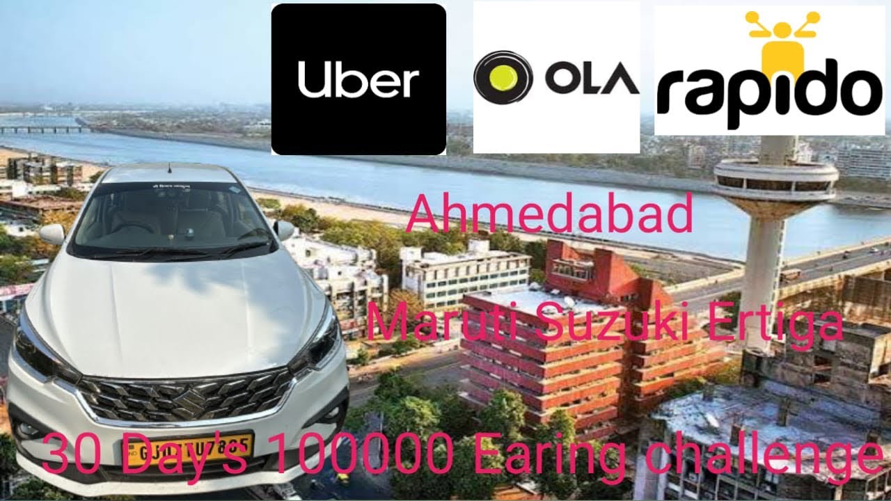 Ola uber rapido earing challenge 100000 in 30 Days in Ahmedabad 