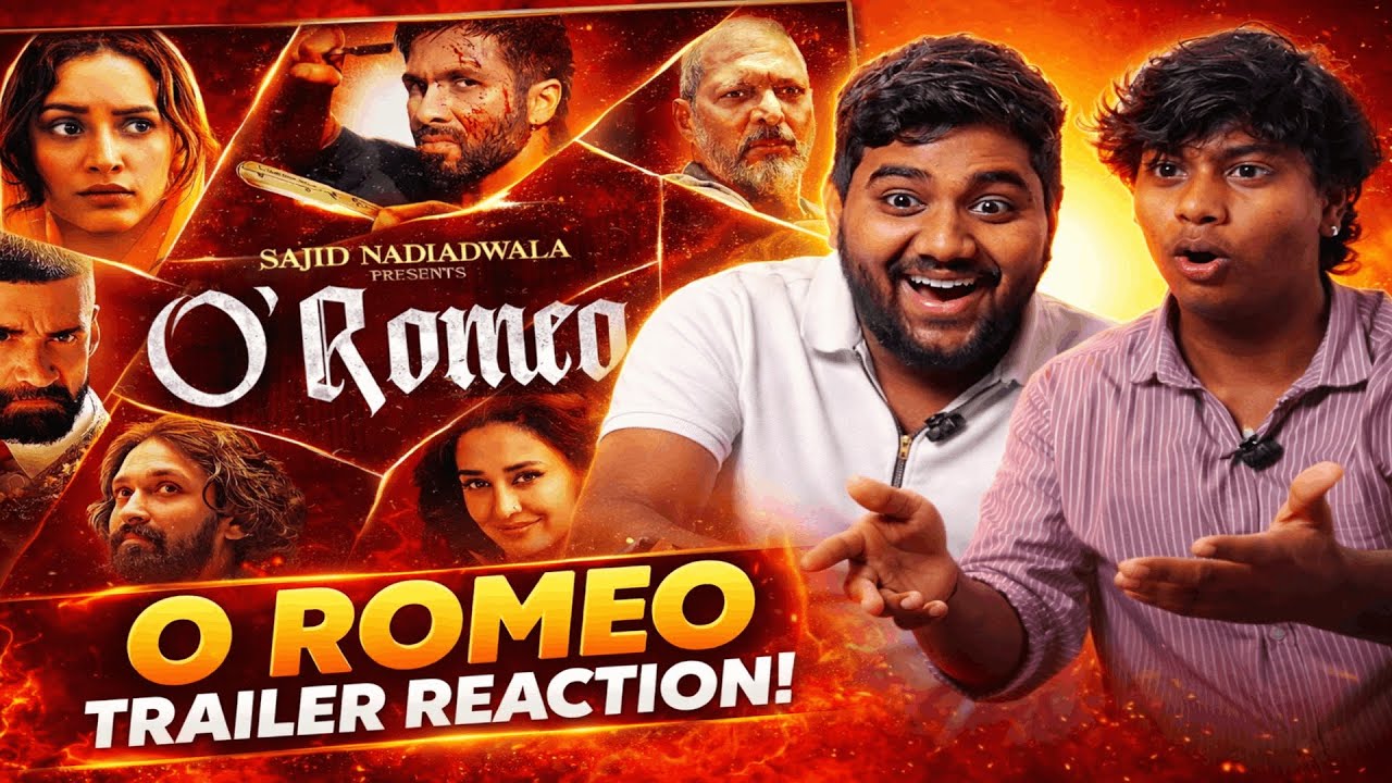 O'Romeo Official Trailer | Sajid N | Vishal B | Shahid K | Triptii D | Nana P | Avinash T #movie