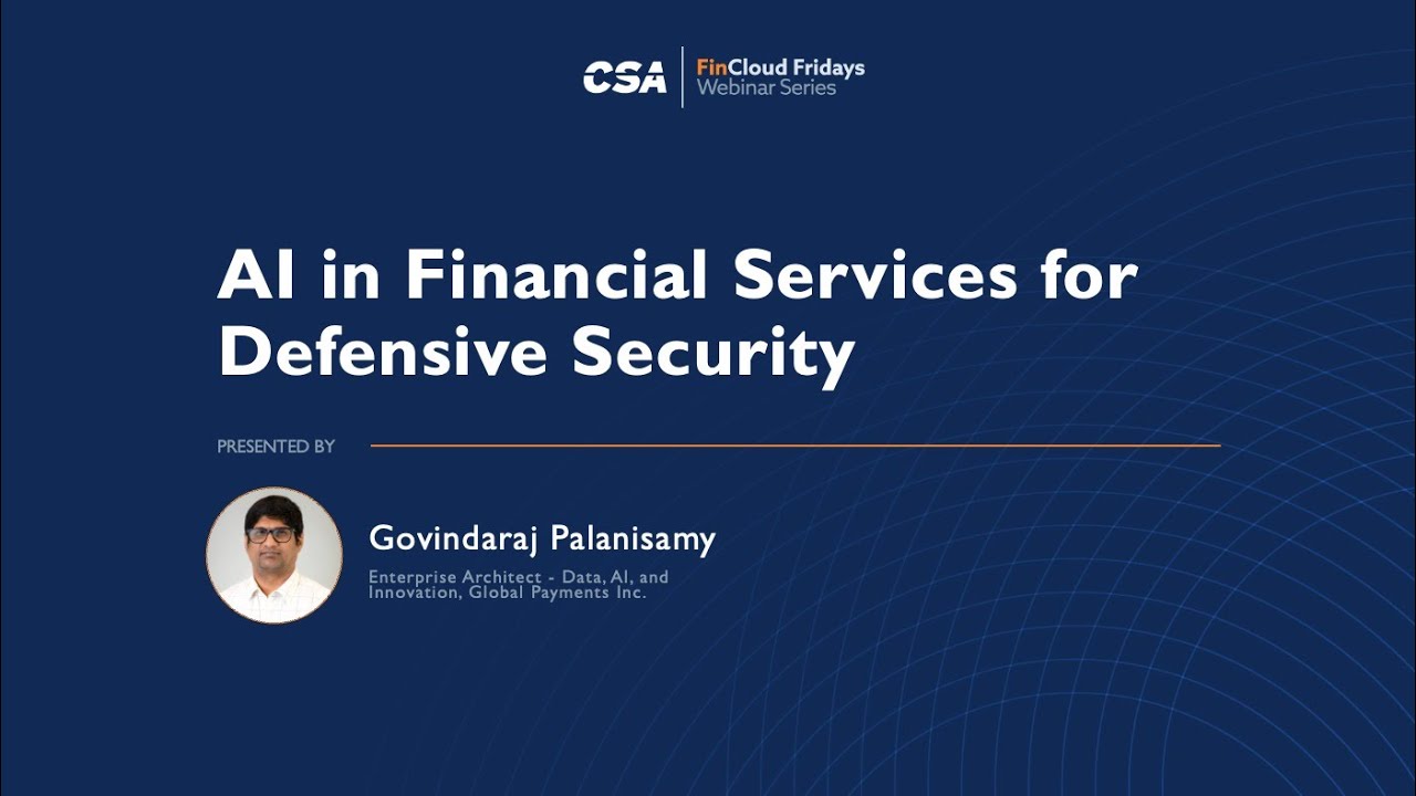 AI in Financial Services for Defensive Security