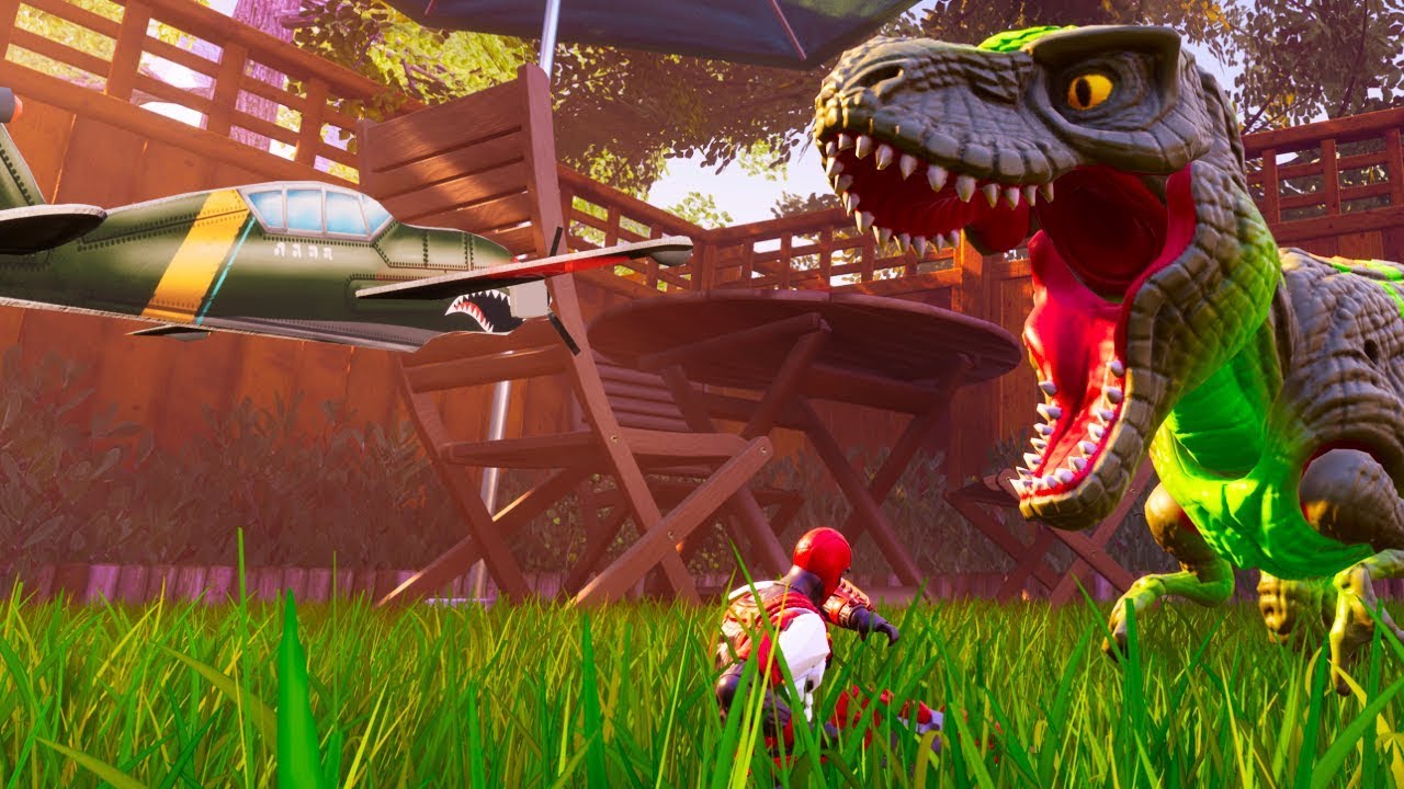 My New Toy Dinosaur is Causing a Disaster in my Yard (Hypercharg Unboxed Gameplay)