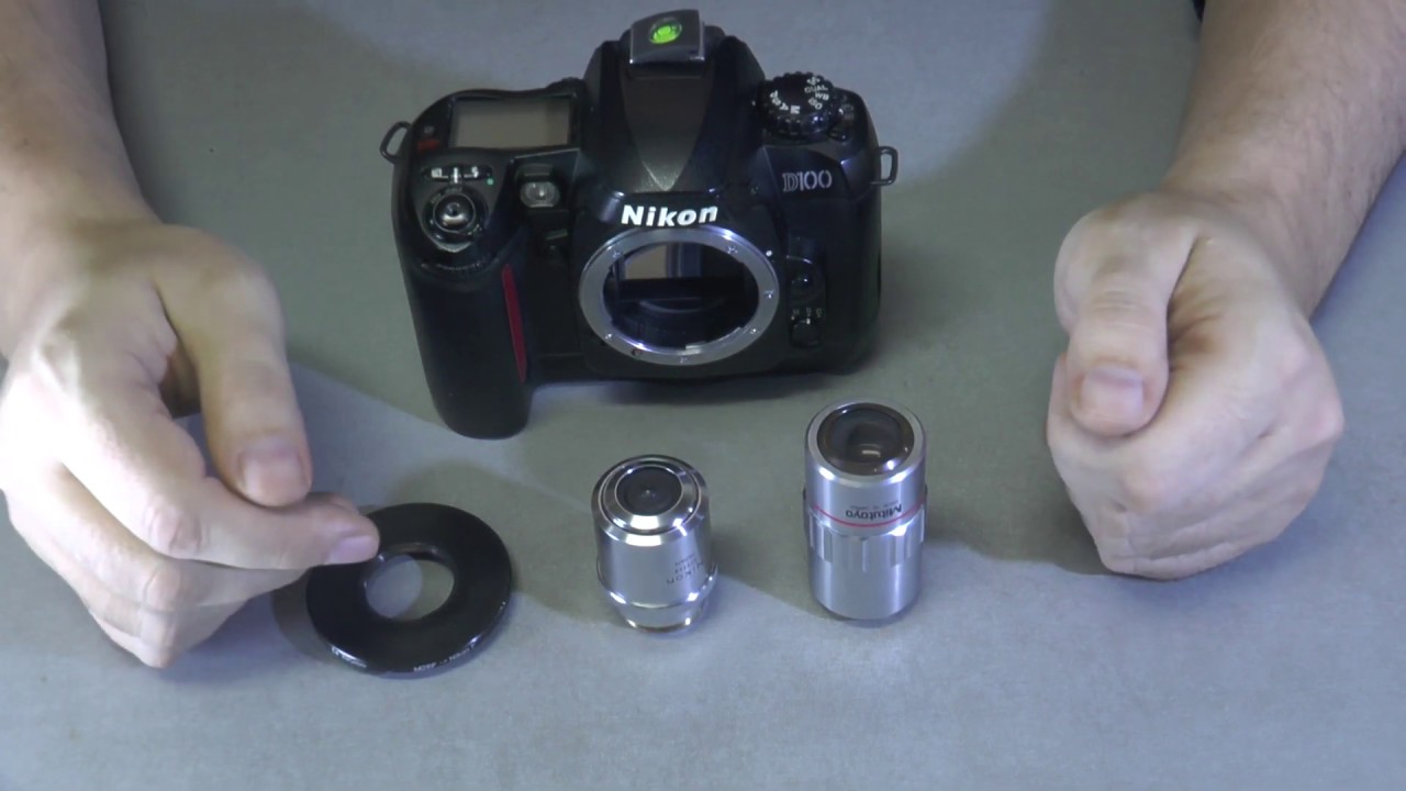 Mounting a microscope objective adapter onto a camera body
