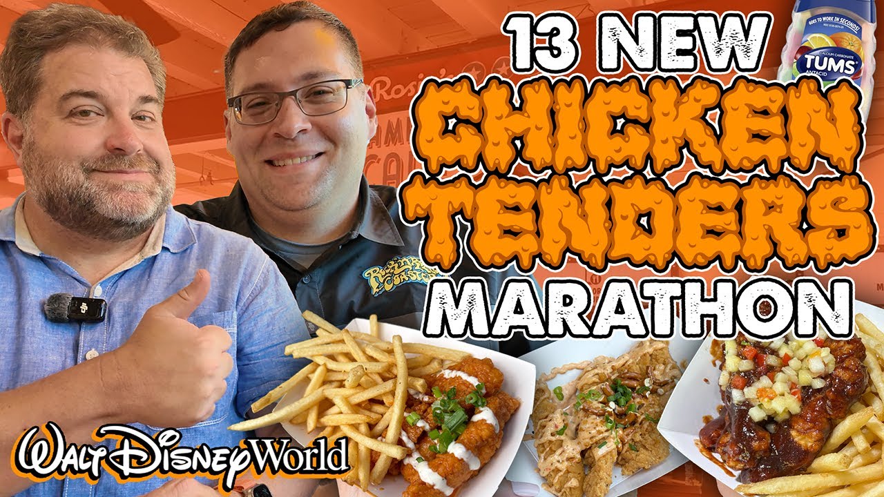 Trying 13 New Chicken Tenders Marathon at Walt Disney World