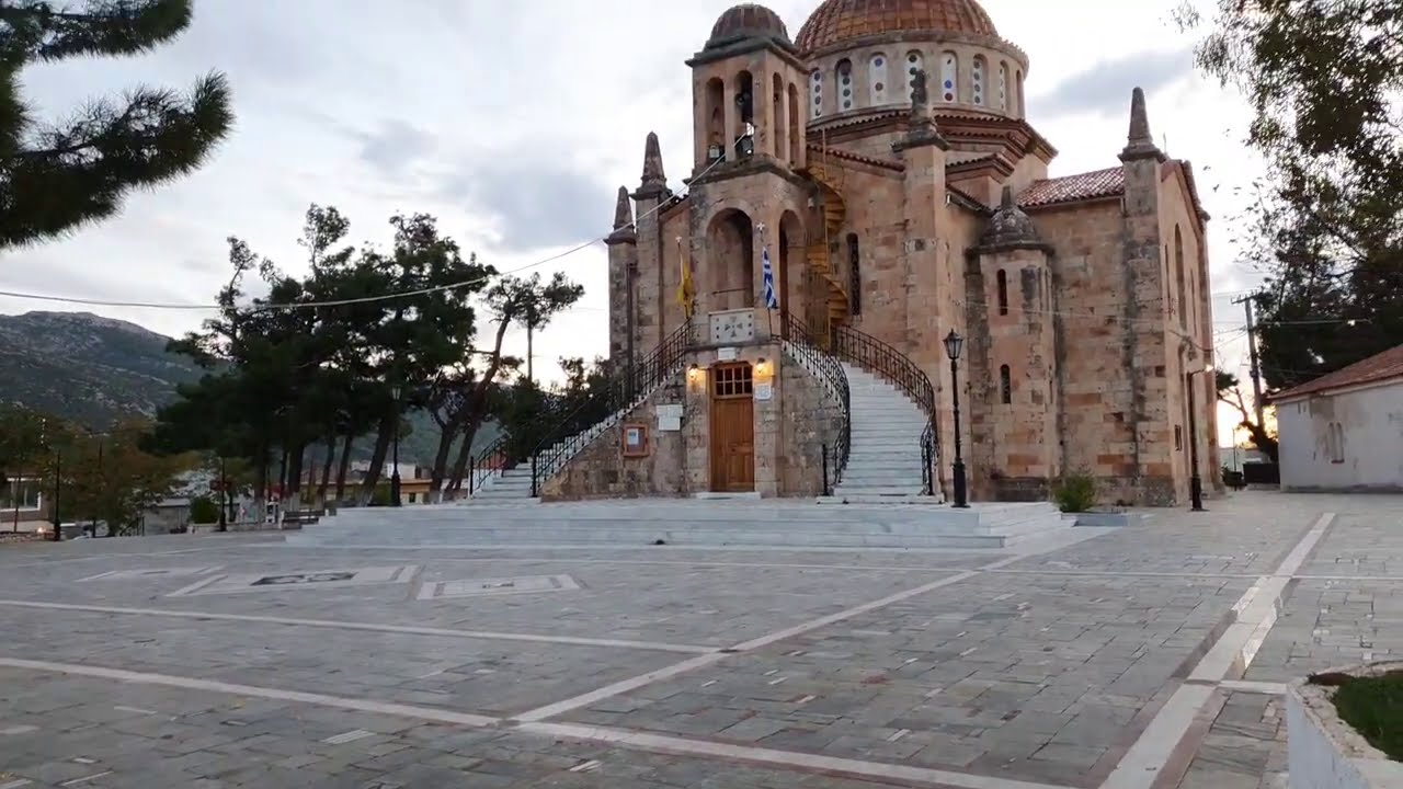 Vilia village GREECE walking tour Oct 2020 Βίλια