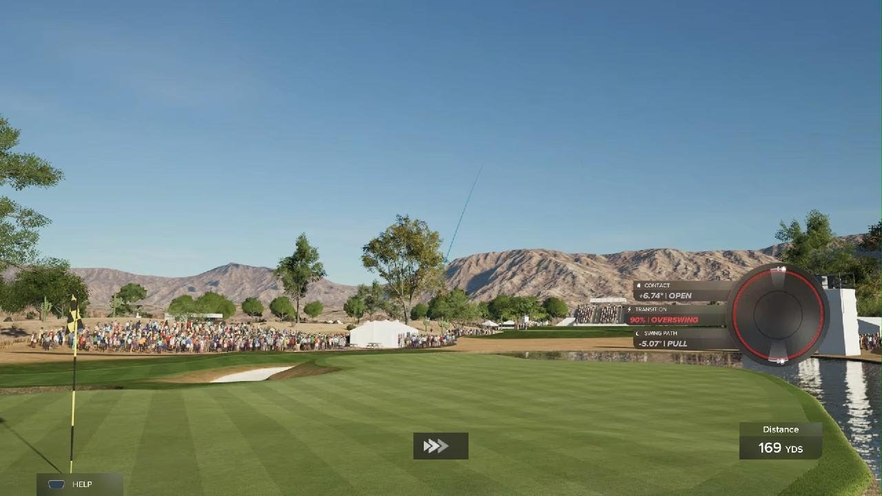 PGA TOUR 2K25 Desert open stadium