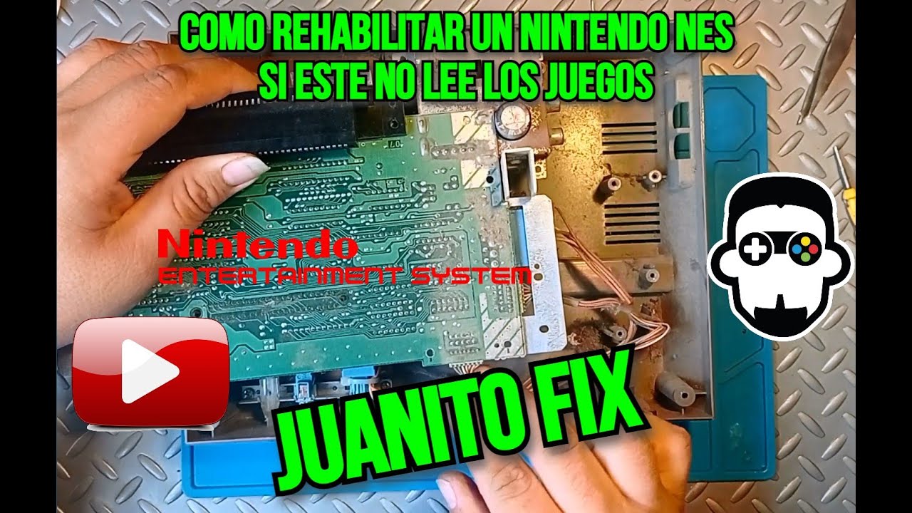 Cómo rehabilitar un Nintendo NES si éste no agarra los juegos / Bring back to life your old NES !!