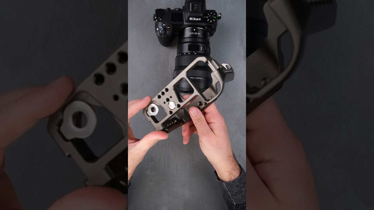 🔥🔥🔥SmallRig 2824 Cage Review | Nikon Z6 II #nikon #smallrig #cameracage #review #shorts
