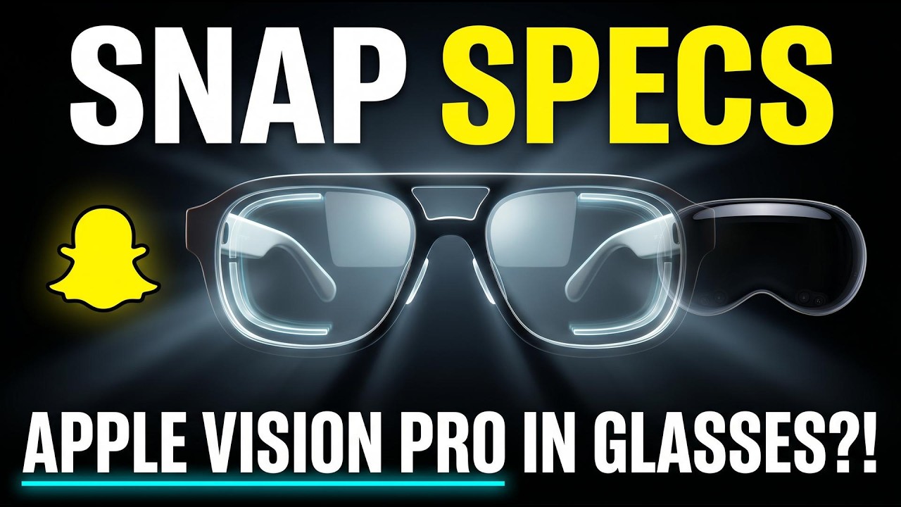 Snap SPECS: они уменьшили Apple Vision Pro до размеров обычных очков!