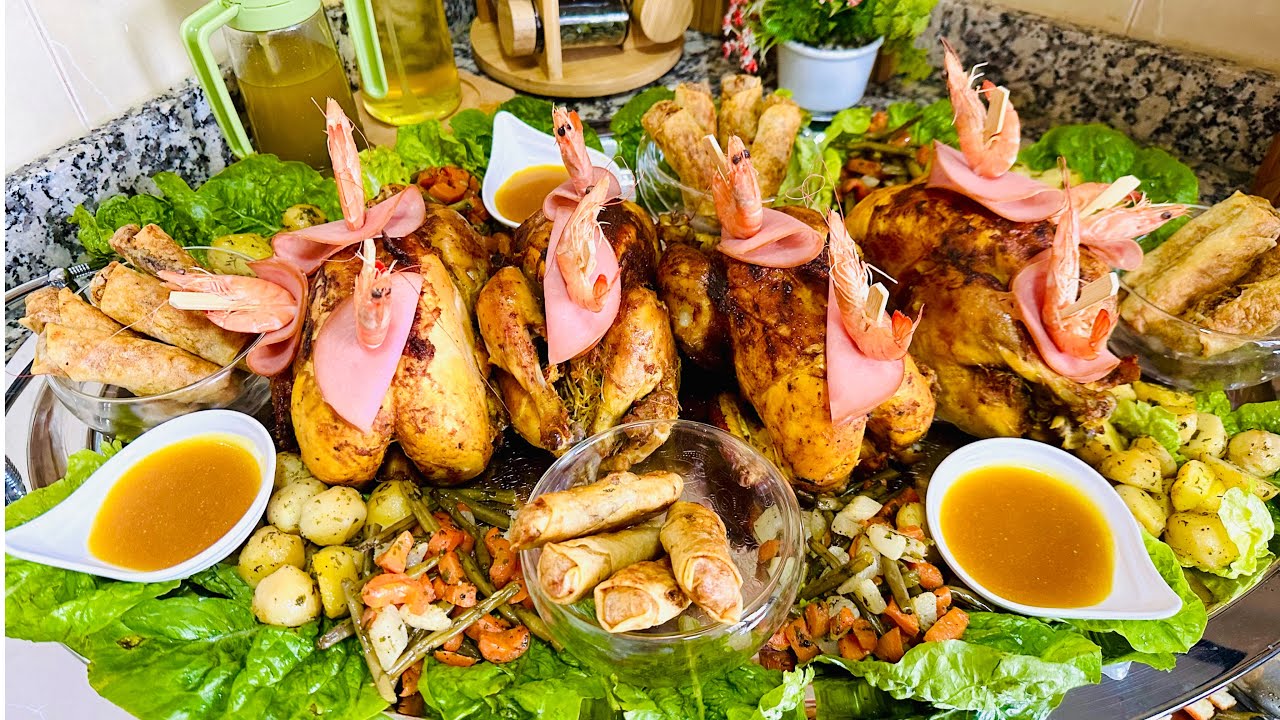 واخيراً رجعت الخدمتي🧑🏼‍🍳طبق دجاج معمر بالكروفيت ليداقو كيحماق عليه poulet aux crevettes champignons 