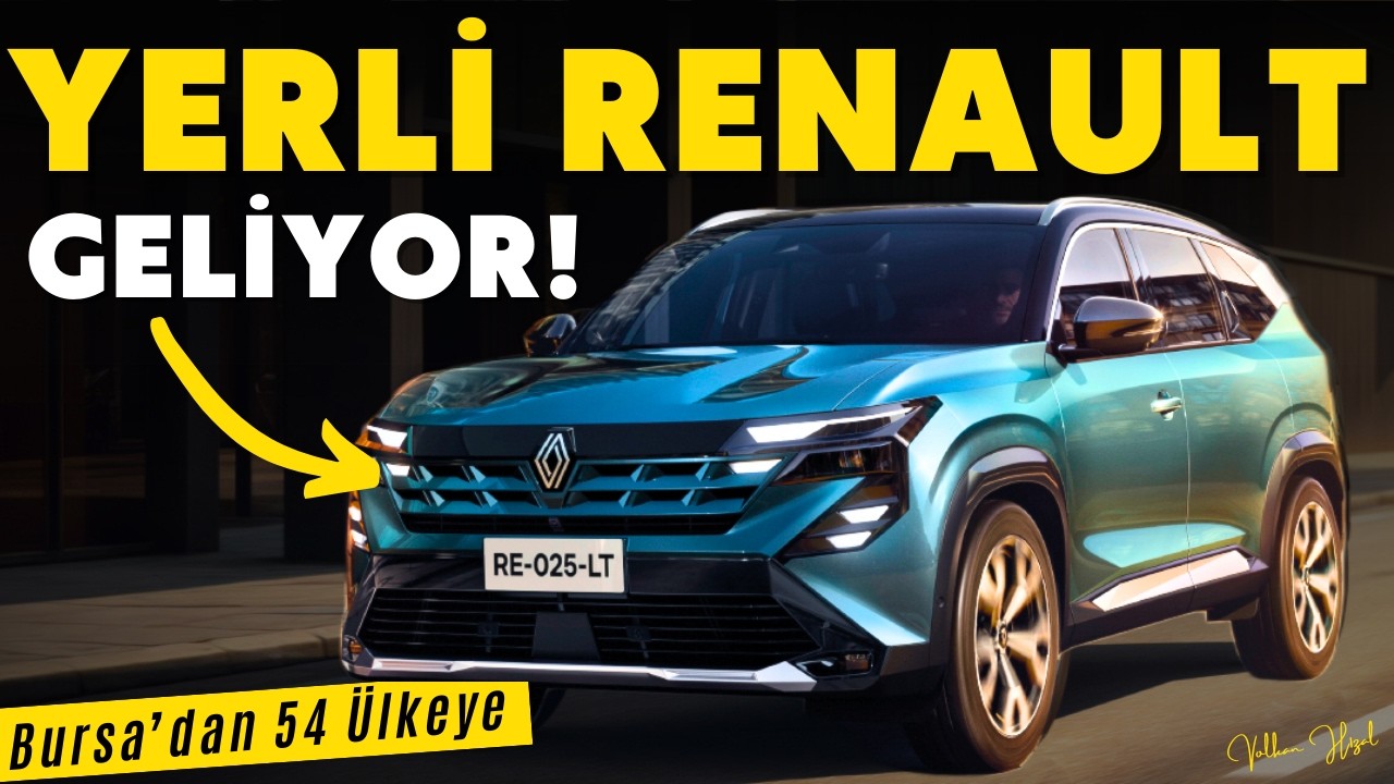 Türkiye’de Üretilecek Yeni YERLİ SUV RENAULT BOREAL: Bursa’dan 54 Ülkeye!