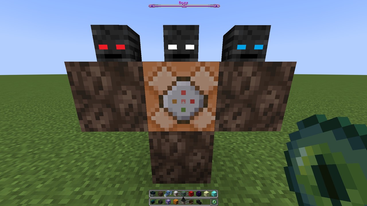 what if you create a Wither Storm Ice and Fire in MINECRAFT