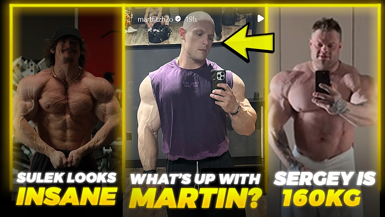 What Happened to Martin Fitzwater? + Sam Sulke LOOKS CRAZY + Sergey Danilov 160KG!