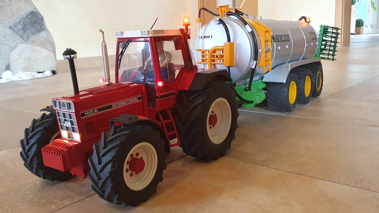 RC IHC 1455XL mit Joskin und Bergmann Htw40