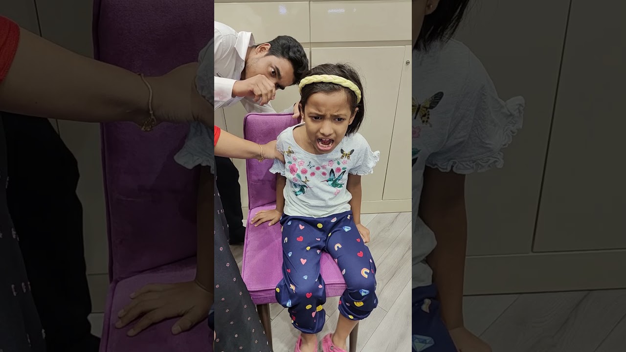 7-Year-Old Girl's Exciting Ear Piercing Journey at CaratLane Jewelry Shop