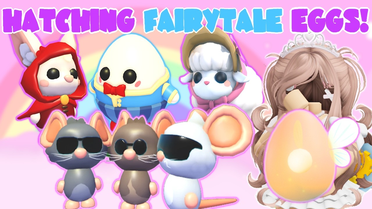 Hatching Fairytale Eggs! NEW EGG UPDATE! | Adopt Me Roblox | Riivv3r