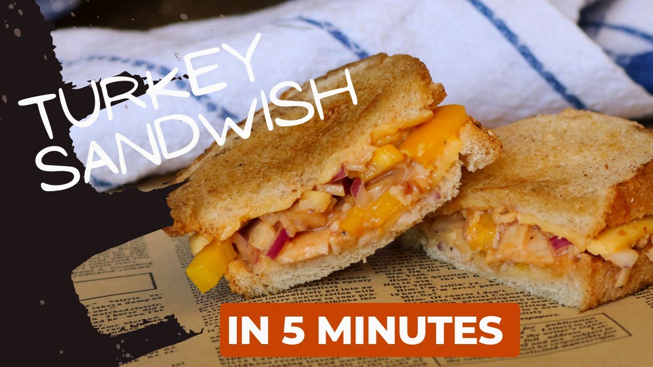 Turkey Breast sandwich 😍 tasty and easy to make | Karmel taste