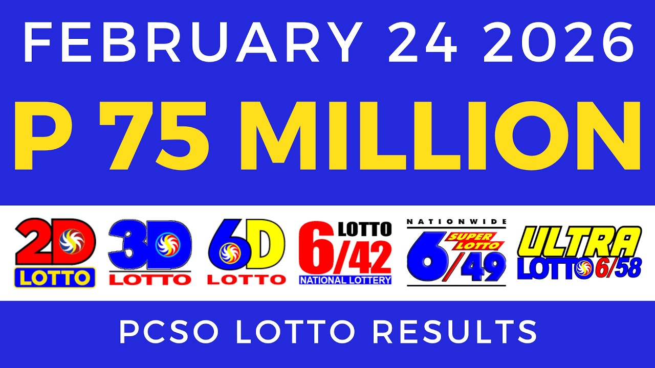 Lotto Result Today 9pm February 24 2026 PCSO