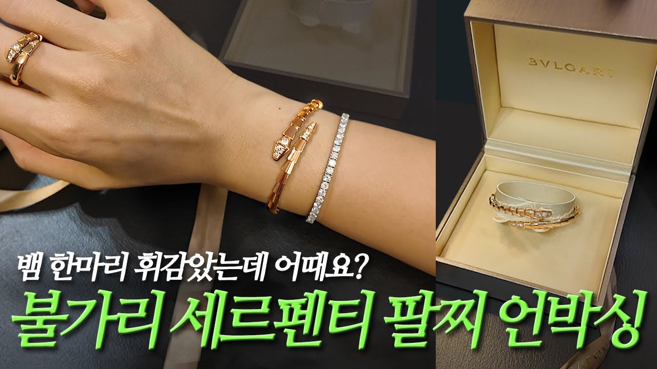 여러분들 덕분에 불가리 세르펜티 팔찌 샀어요. 남편~ 눈물 닦아..