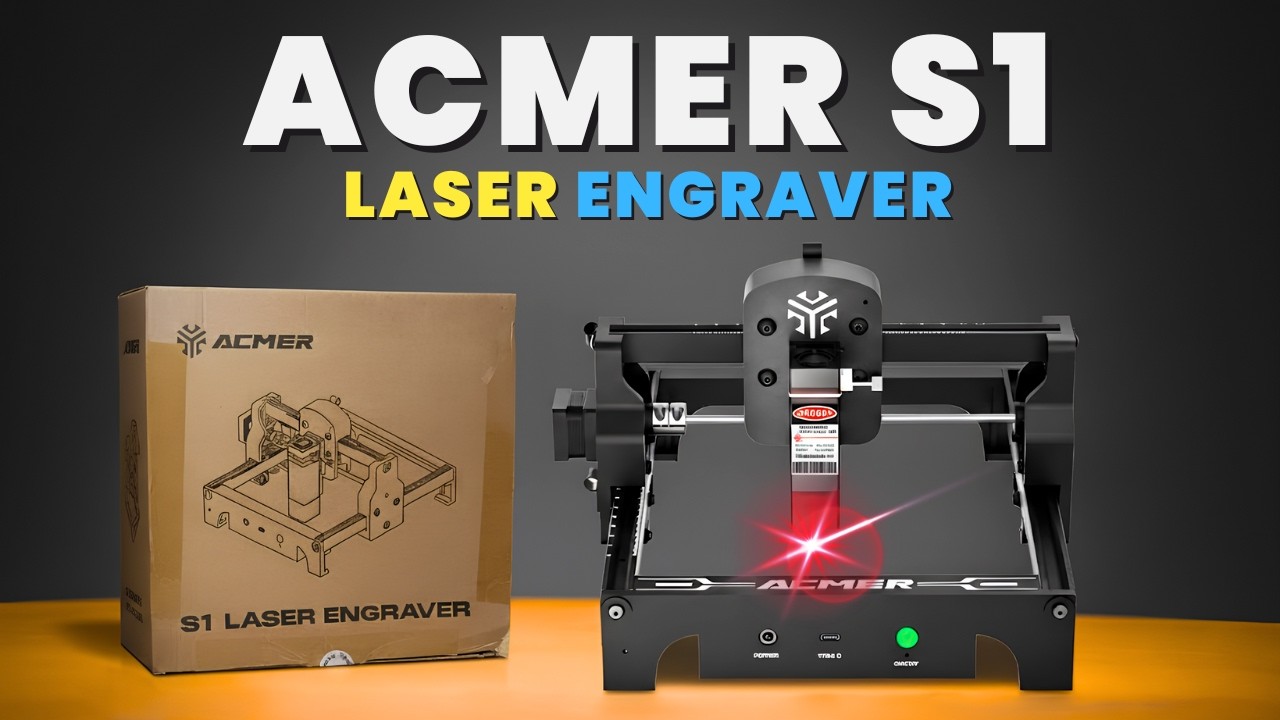Questo Mini Incisore Laser ACMER S1 è FOLLIA!